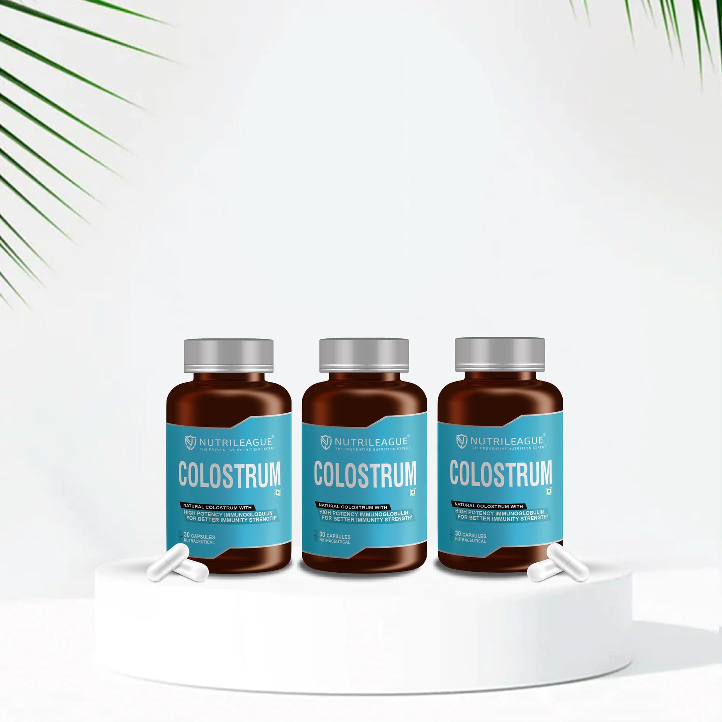 Colostrum 500 mg Veg. Capsules | Pack of 30 | Immunity Booster