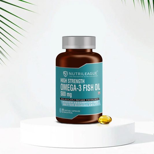 High Strength Omega -3 Fish oil 500 mg
