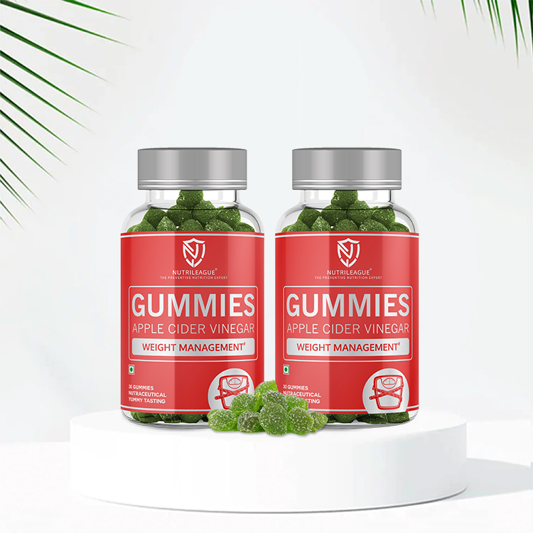 Apple Cider Vinegar Gummies | 500 mg ACV with Mother Earth | 30 Gummies | Advanced Weight Loss Formula
