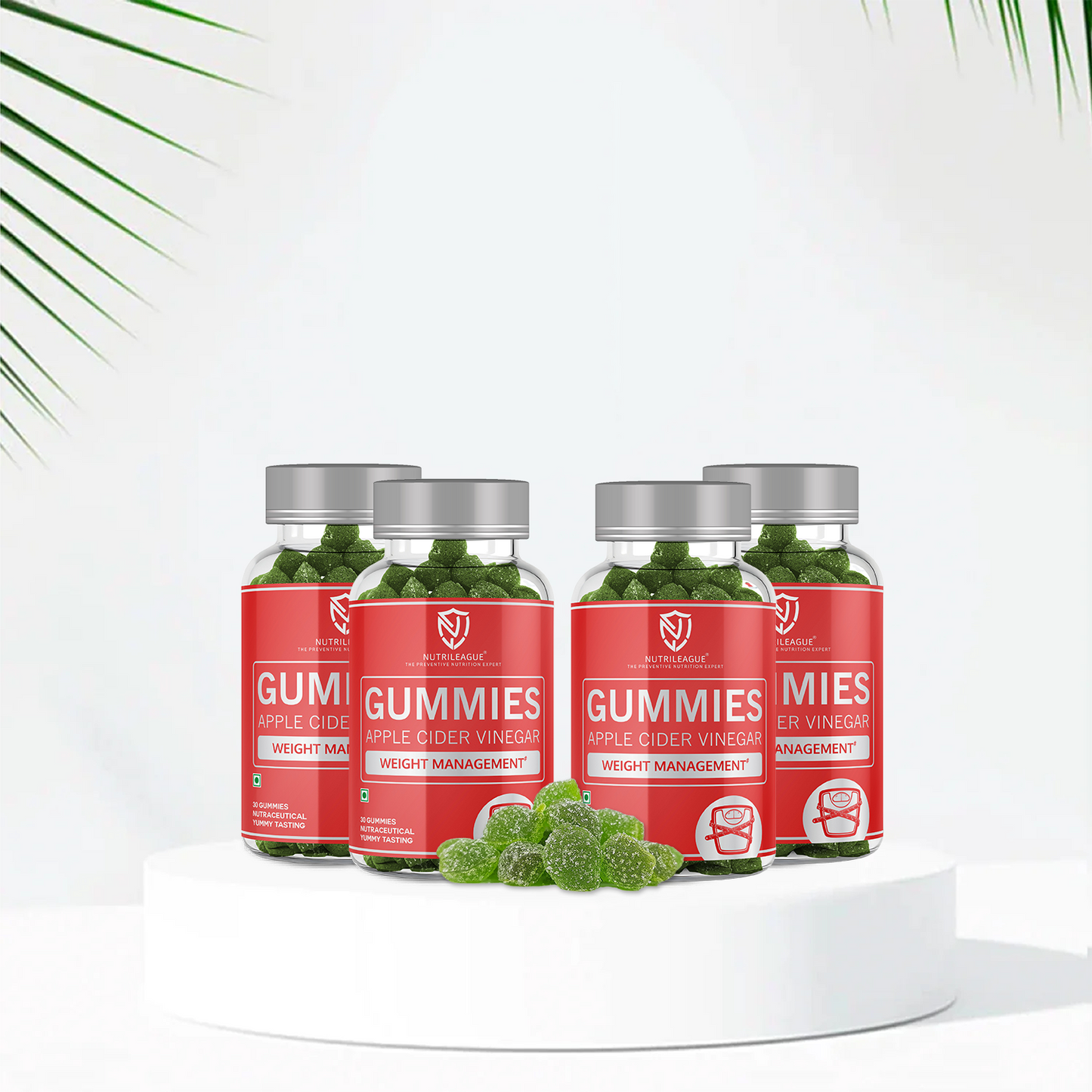 Apple Cider Vinegar Gummies | 500 mg ACV with Mother Earth | 30 Gummies | Advanced Weight Loss Formula