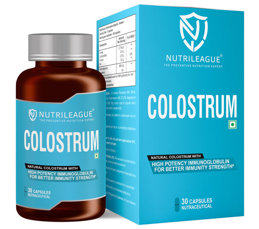Colostrum 500 mg Veg. Capsules | Pack of 30 | Immunity Booster