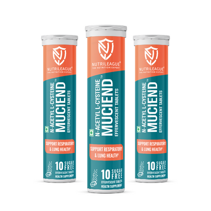 Muciend Effervescent Tablets | N-Acetyl   L-Cysteine Effervescent Tablets