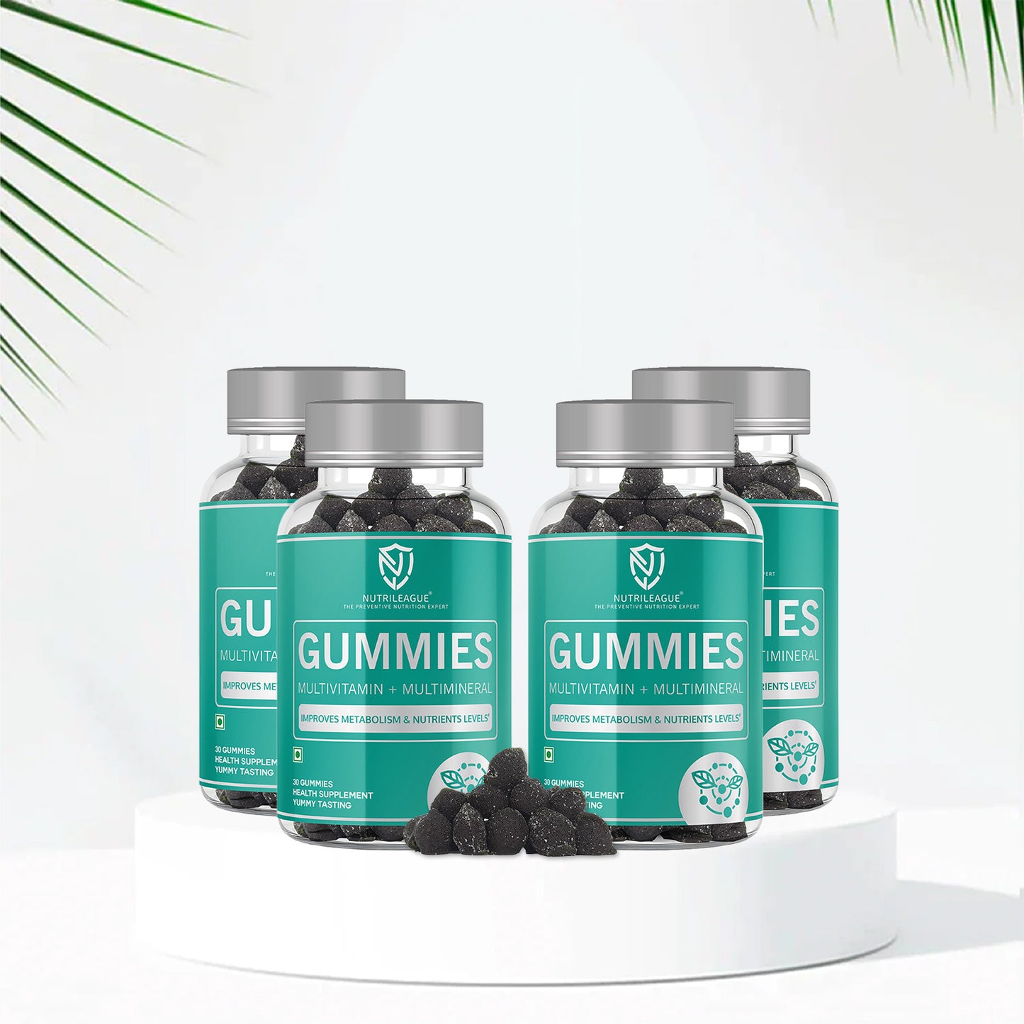 Multivitamin + Multimineral Gummies | 30 Gummies | Total Wellbeing : Improves Strength, Energy, Immunity & Overall Health