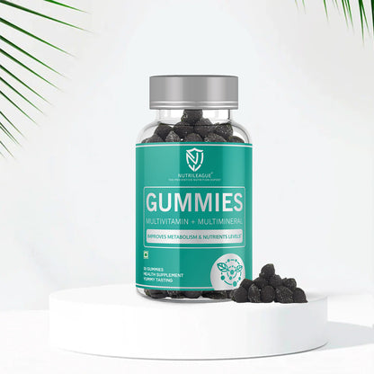 Multivitamin + Multimineral Gummies | 30 Gummies | Total Wellbeing : Improves Strength, Energy, Immunity & Overall Health