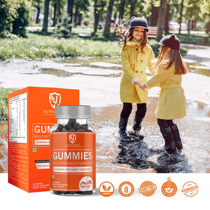 Multivitamin for Kids Gummies with Vitamin B complex, A, E & Minerals