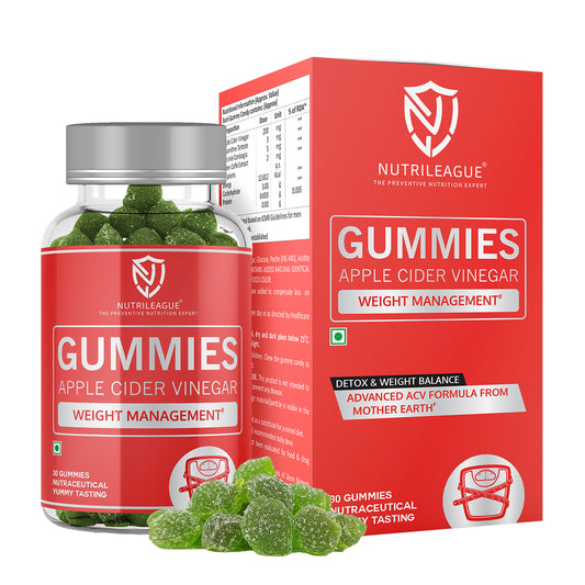 Apple Cider Vinegar Gummies | 500 mg ACV with Mother Earth | 30 Gummies | Advanced Weight Loss Formula